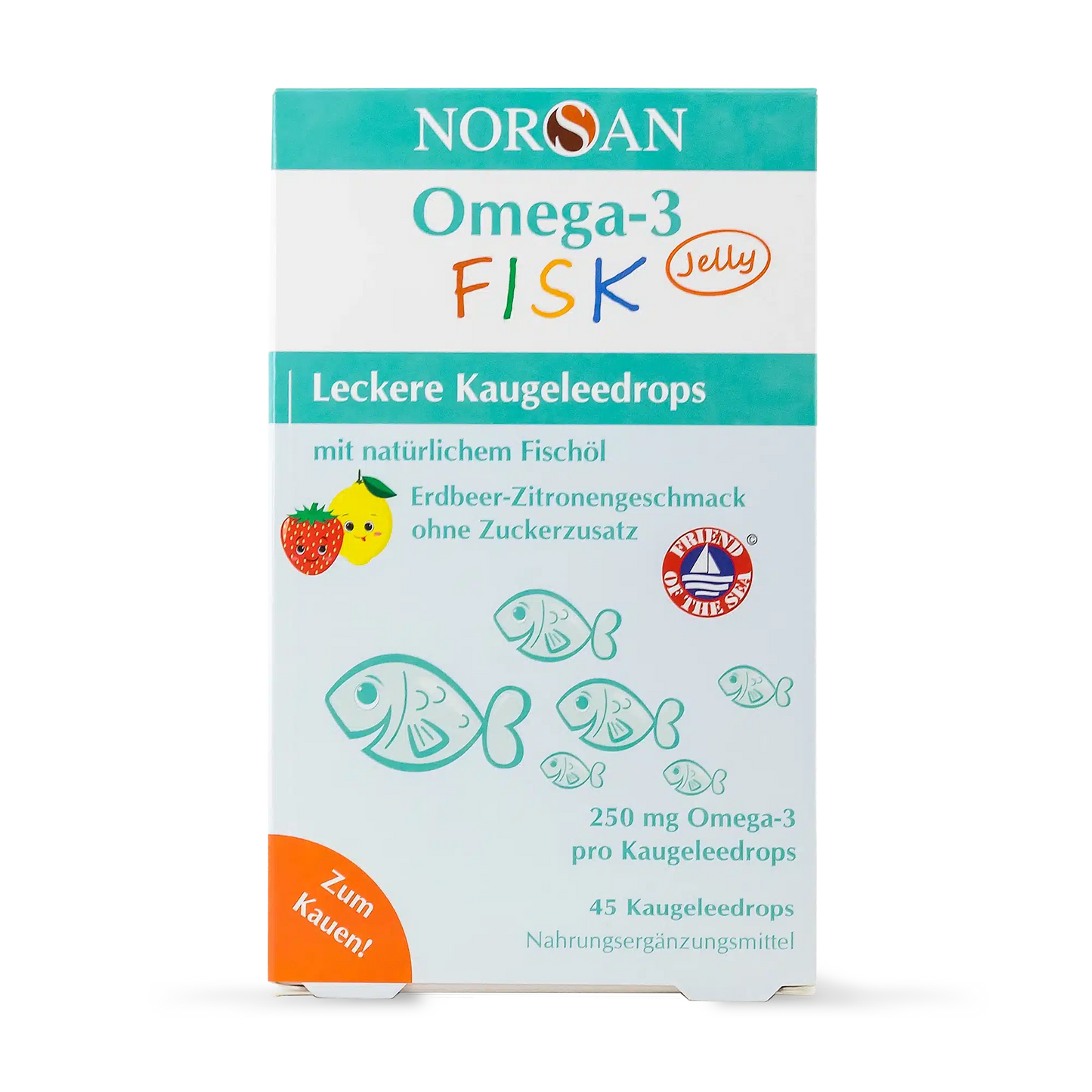 Omega-3 FISK Jelly 45er Packung