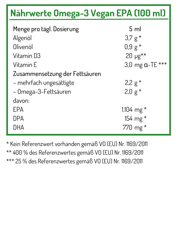 Omega-3 VEGAN EPA